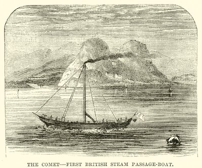 Le Comet ? Premier bateau à vapeur britannique - English School